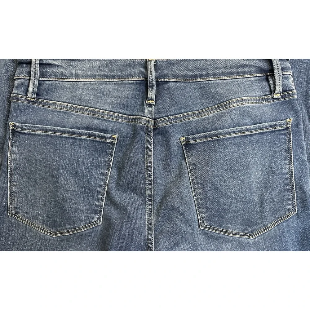 FRAME‎ Women's Le Sylvie Slender Straight Jeans Stallion Wash Size 30 - Picture 7 of 7